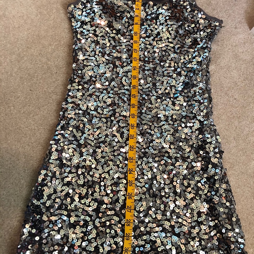 Super Sexy Silver Sequined Dress π - Picture 7 of 7